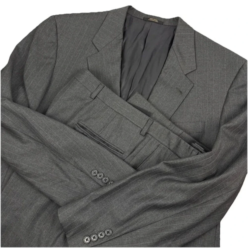 HART SCHAFFNER MARX Gold Trumpeter Mens Suit‎ Pants Blazer Jacket - 43R 38X29